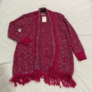 Pink Cardigan Sparkle Small/Medium